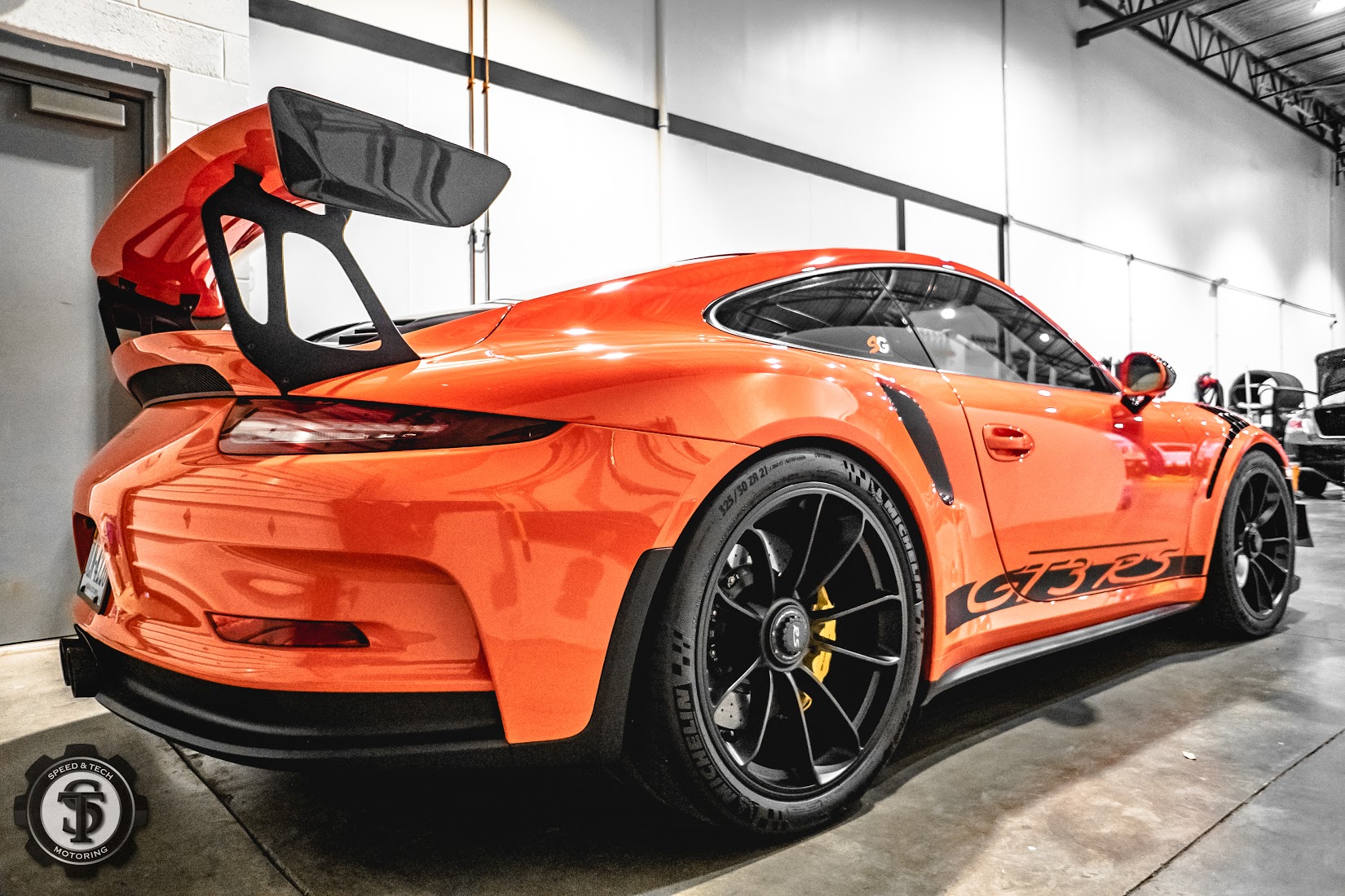 Porsche 911 GT3 RS receiving the best Mechanical Services at Speed and Tech Motoring in Sterling, VA