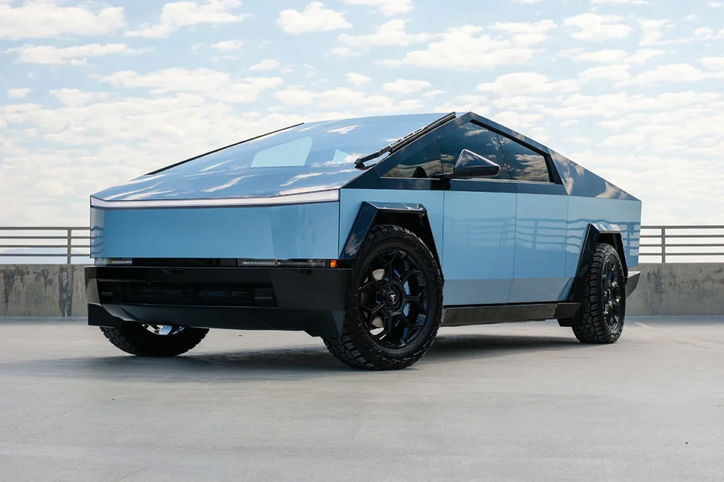 Speed & Tech Motoring XPEL Color PPF Cybertruck in Sterling VA – Glossy paint protection