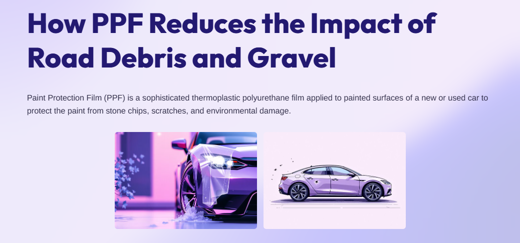 PPF Reduces the Impact of Road Debris and Gravel