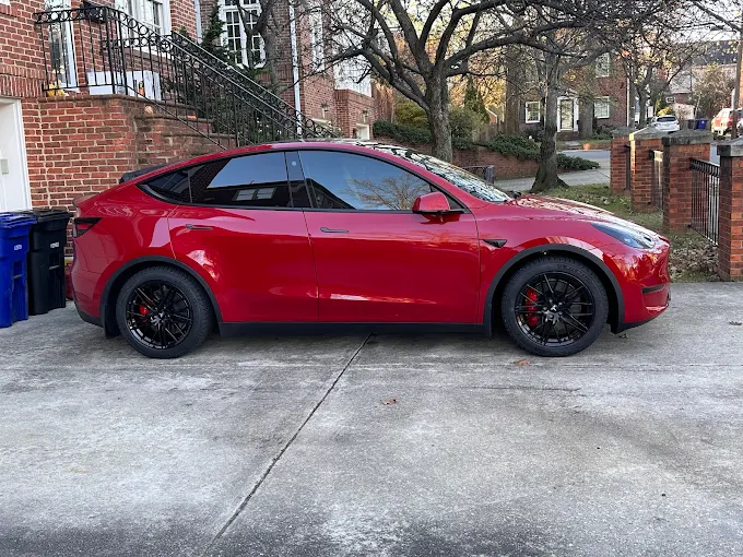 Tesla paint correction in Sterling, VA